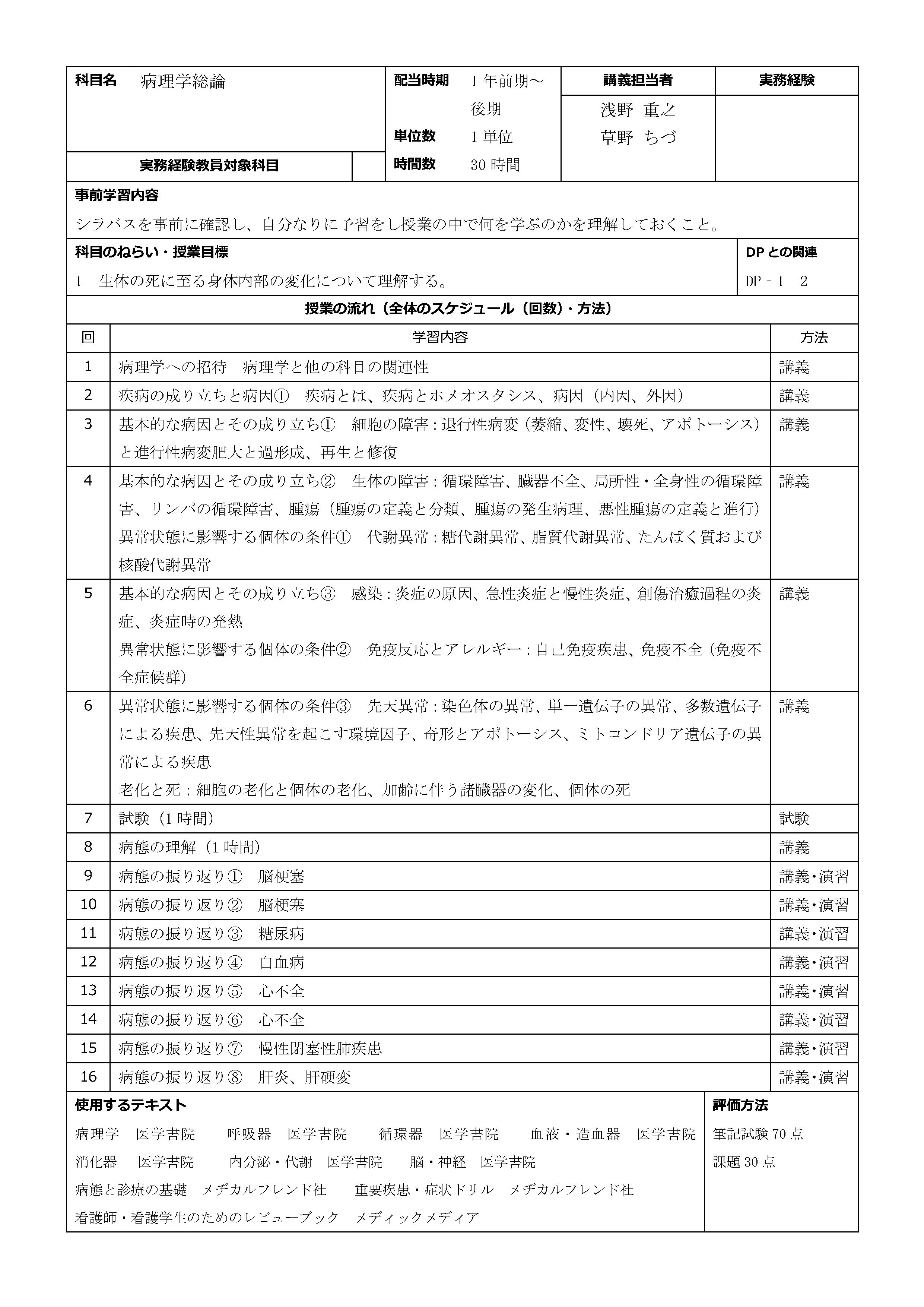 病理学総論